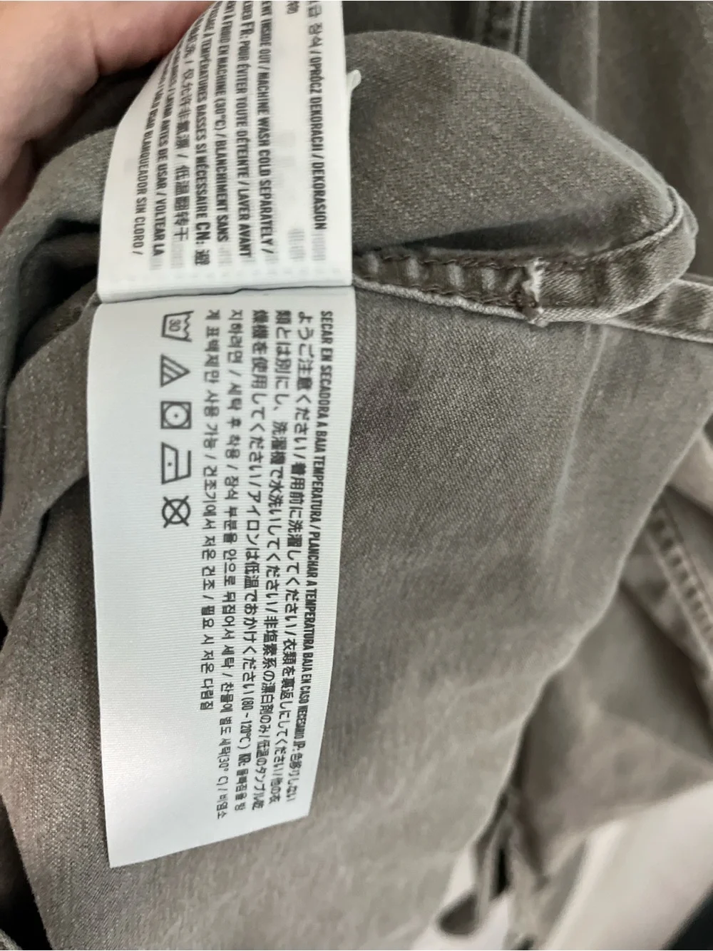 Men’s Abercrombie & Fitch Washed Olive Utility Jacket size xs
